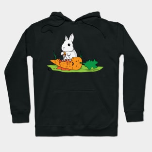 Halloween Rabbit Carrot Hoodie